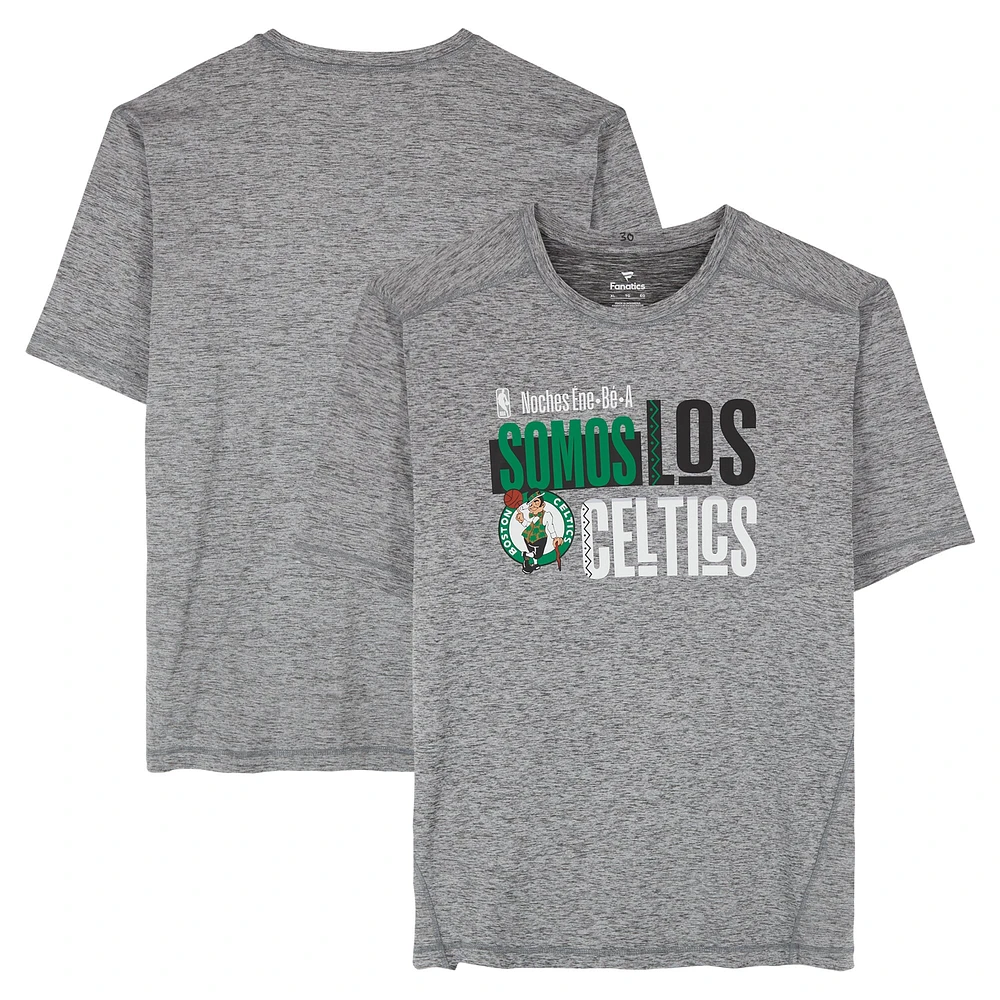 Boston Celtics Team-Issued Gray "Los Celtics" T-Shirt from the 2024-25 NBA Season