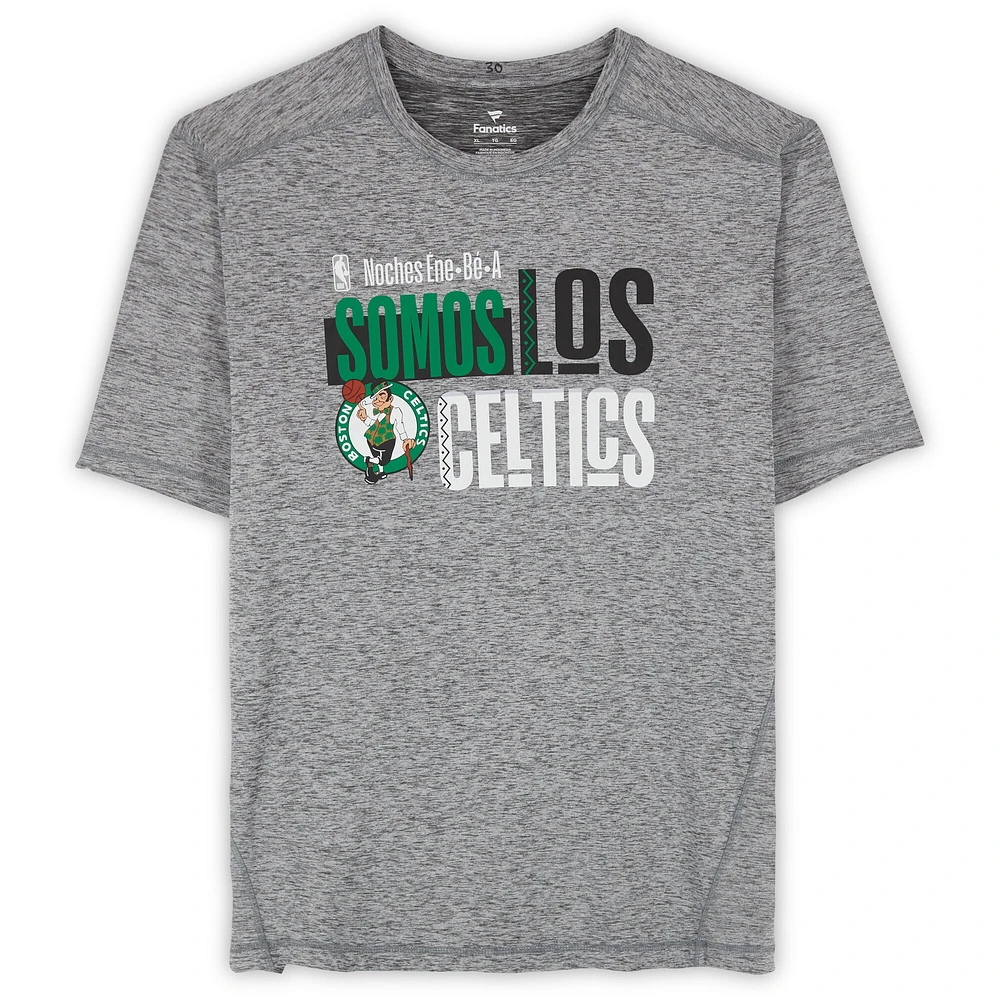 Boston Celtics Team-Issued Gray "Los Celtics" T-Shirt from the 2024-25 NBA Season
