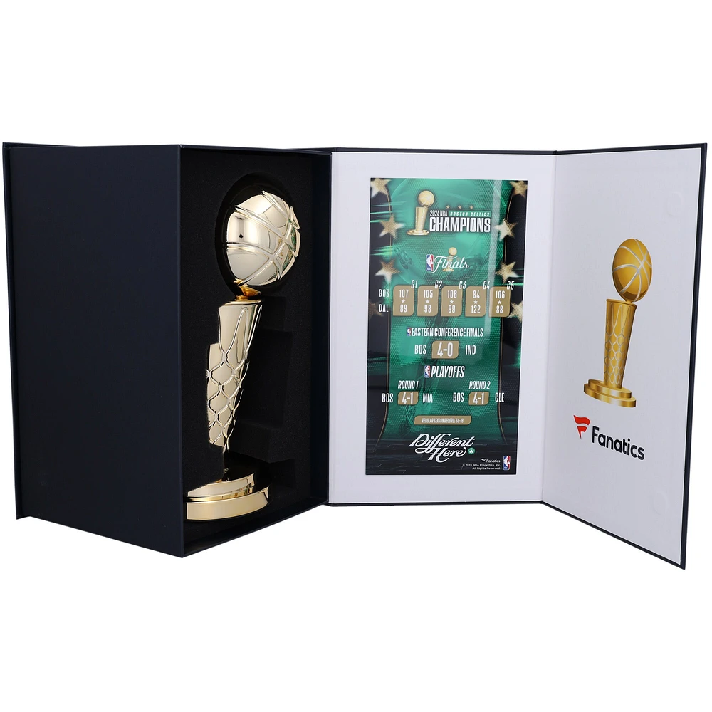 Derrick White Boston Celtics Autographed 2024 NBA Finals Champions 12" Larry O'Brien Replica Trophy