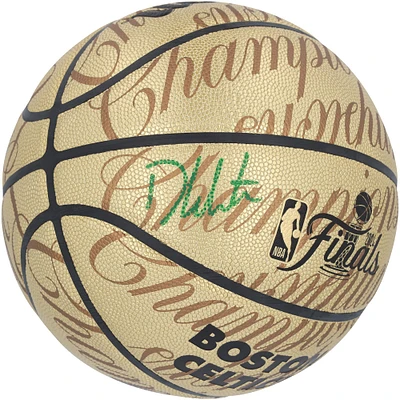 Derrick White Boston Celtics Autographed 2024 NBA Finals Champions Wilson Collector's Edition Basketball 