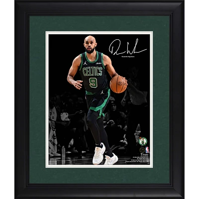 Derrick White Boston Celtics Facsimile Signature Framed 11" x 14" Spotlight Photograph