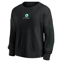 Sweat-shirt surdimensionné noir Fanatics Boston Celtics Game Day