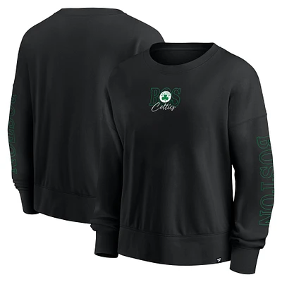 Sweat-shirt surdimensionné noir Fanatics Boston Celtics Game Day