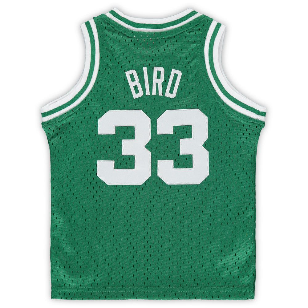 Infant Mitchell & Ness Larry Bird Kelly Green Boston Celtics 1985/86 Hardwood Classics Retired Player Jersey