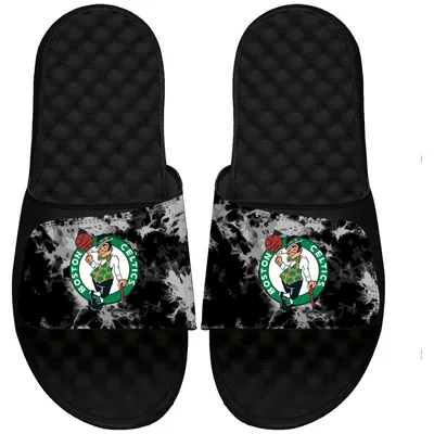 Boston Celtics ISlide Acid Wash Slide Sandals - Black