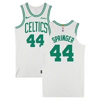 Jaden Springer Boston Celtics Game-Used #44 White Nike Jersey vs. Los Angeles Clippers on January 22, 2025 - Size 46+4