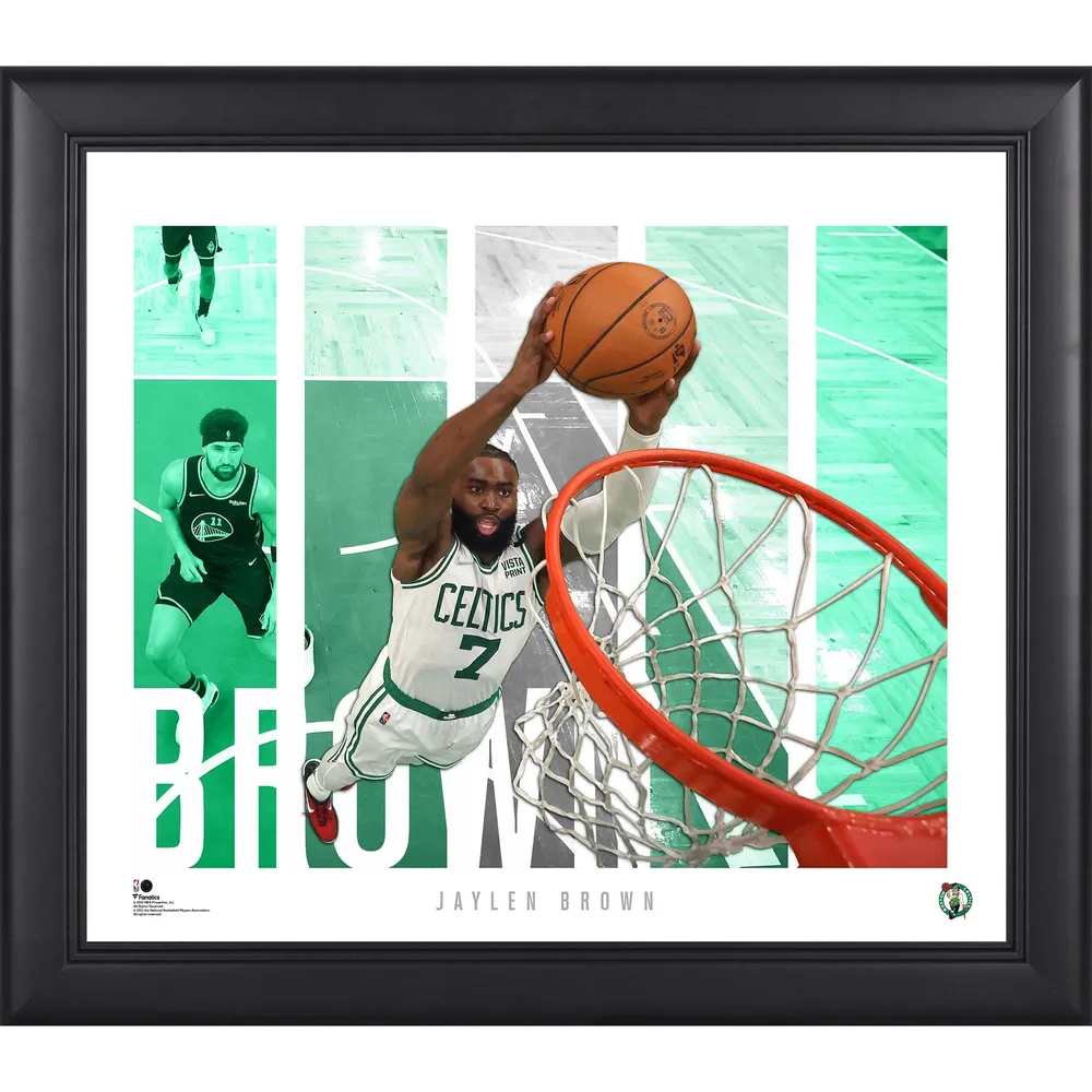 Boston Celtics Jaylen Brown Youth Green Fanatics Branded Jersey L