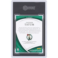 Jayson Tatum Boston Celtics 2017-18 Panini Immaculate Collection Team Logo Jumbo Patch 2 Color Relic #JP-JTT #17/25 SGC Authenticated 9 Card