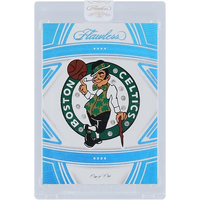 Jayson Tatum Boston Celtics 2021-22 Panini Flawless Team Logo Gems #TLG-JYT #1/1 Card 