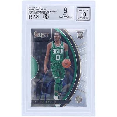 V106832 Celts Jayson Tatum Boston Celtics Autographié 2017-18 Panini Select #93 Beckett Fanatics Witnessed Authenticated 9/10 Rookie Card 0 Jayson Tatum AUT PAA TRADING CARDS 45646 AUTTRC CA01BK1937 #18