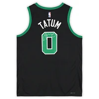 Maillot Swingman Jordan Brand Statement Edition 2022-23 noir dédicacé par Jayson Tatum des Boston Celtics