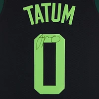 Jayson Tatum Boston Celtics Autographed Black Nike 2024-25 City Edition Swingman Jersey 