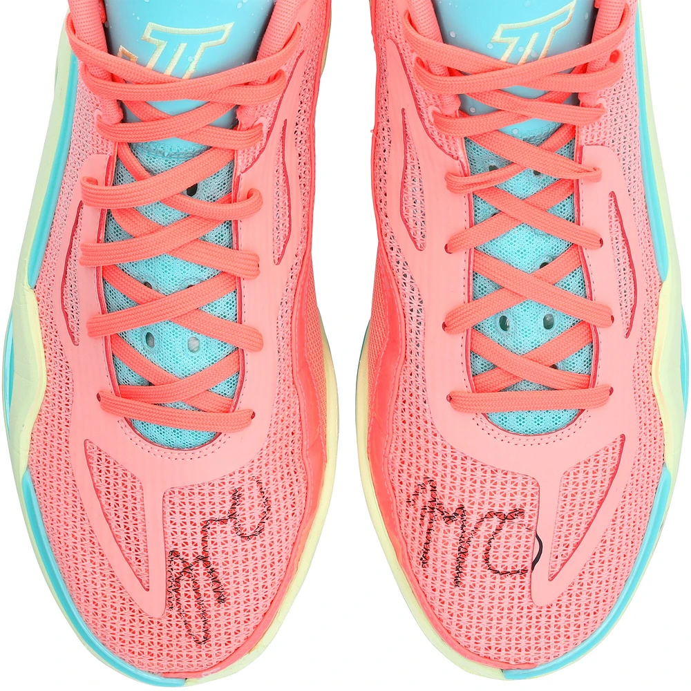 Jayson Tatum Boston Celtics Autographed Game-Used Pink Jordan Brand Shoes vs. Miami Heat on May 19, 2023
