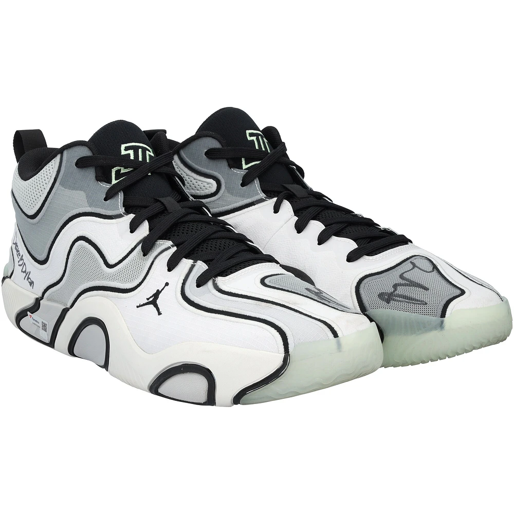 Jayson Tatum Boston Celtics Autographed Game-Used White Jordan Brand Shoes vs. Cleveland Cavaliers on December 1, 2024