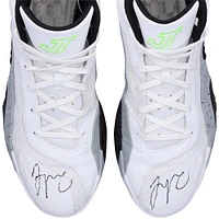 Jayson Tatum Boston Celtics Autographed Game-Used White Jordan Brand Shoes vs. Miami Heat on April 24, 2024