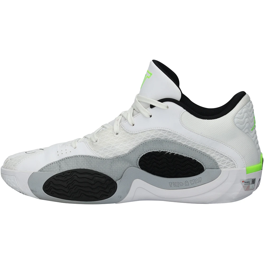Jayson Tatum Boston Celtics Autographed Game-Used White Jordan Brand Shoes vs. Miami Heat on April 24, 2024