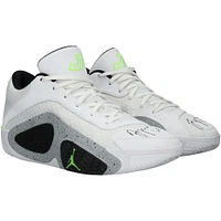 Jayson Tatum Boston Celtics Autographed Game-Used White Jordan Brand Shoes vs. Miami Heat on April 24, 2024