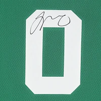 Maillot Swingman Nike Icon Edition 2022-2023 vert dédicacé par Jayson Tatum des Boston Celtics