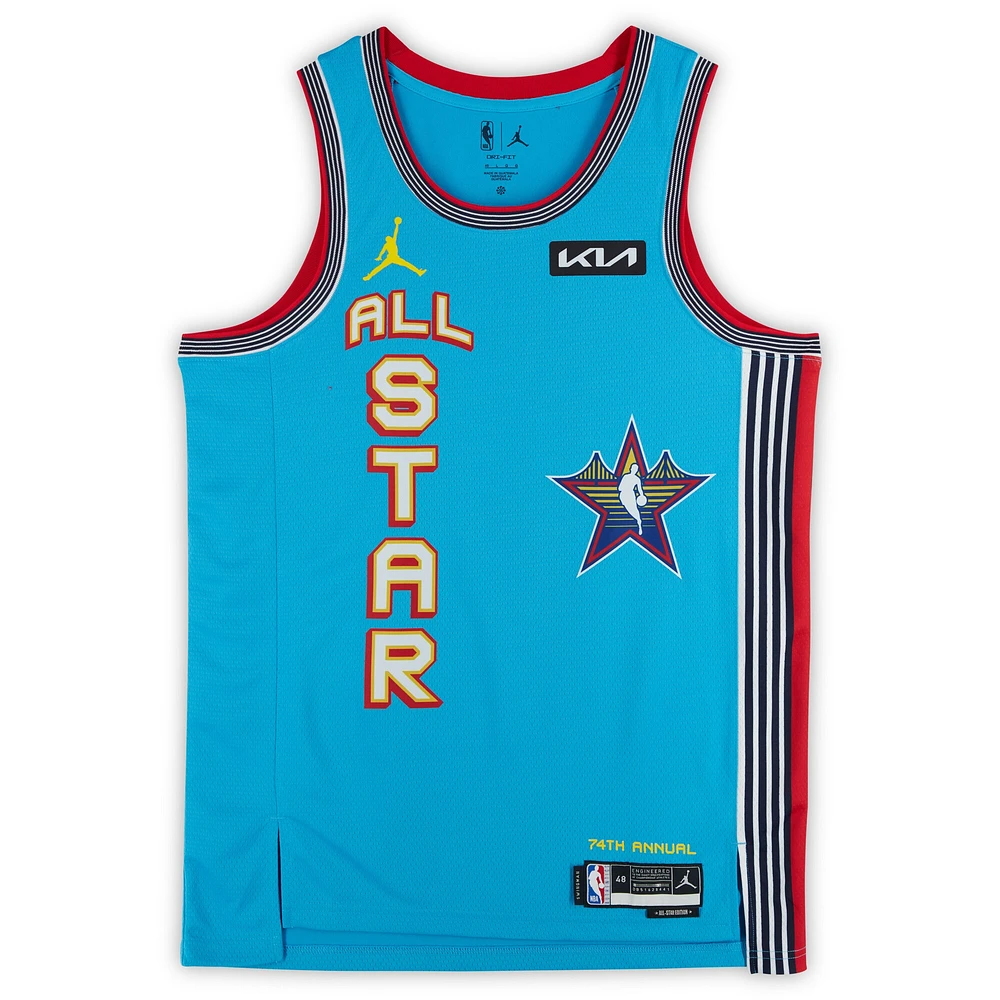 Jayson Tatum Boston Celtics Autographed Light Blue Jordan Brand 2025 NBA All-Star Game Swingman Jersey 