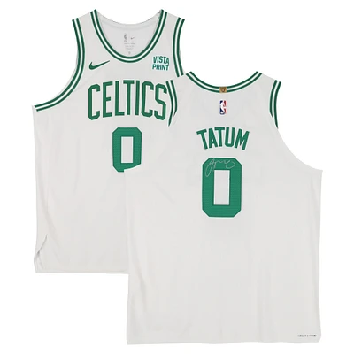 Jayson Tatum Boston Celtics Autographed Nike White Association Edition Authentic Jersey with a Sponsor Patch 