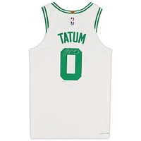Maillot authentique Nike Association blanc autographié par Jayson Tatum des Boston Celtics