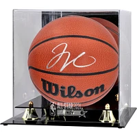 Ballon de basket-ball d'intérieur/extérieur Wilson Authentic Series autographié par Jayson Tatum des Boston Celtics avec vitrine de présentation du logo Golden Classic 2024 NBA All-Star Game