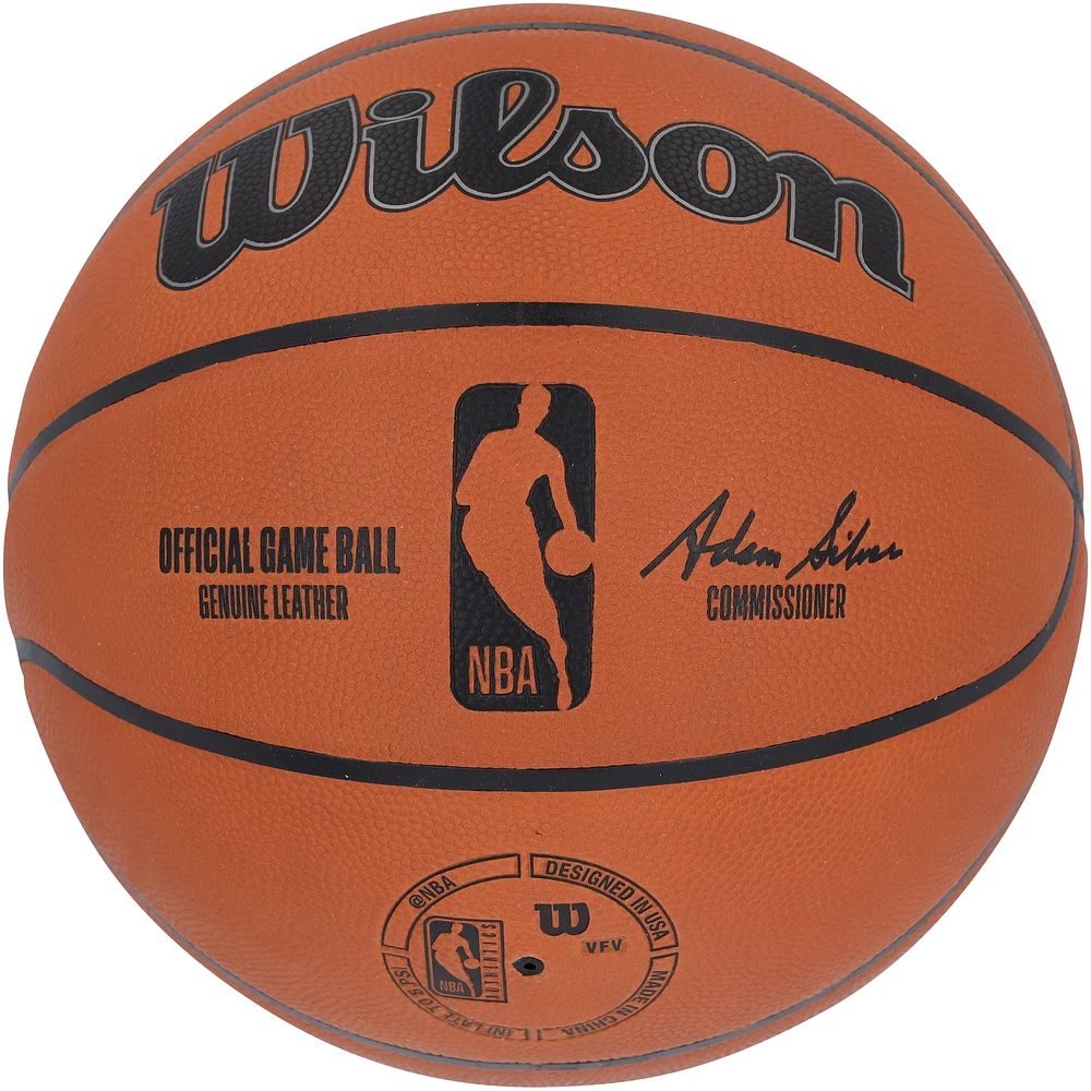 Ballon de basket officiel Wilson autographié par Jayson Tatum des Boston Celtics