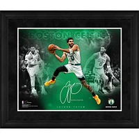 Collage de signature fac-similé des Boston Celtics de Jayson Tatum, 16" x 20" encadré, étoiles du jeu
