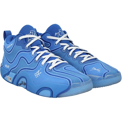 Jayson Tatum Boston Celtics Game-Used Blue Jordan Brand Shoes vs. New York Knicks on February 23, 2025
