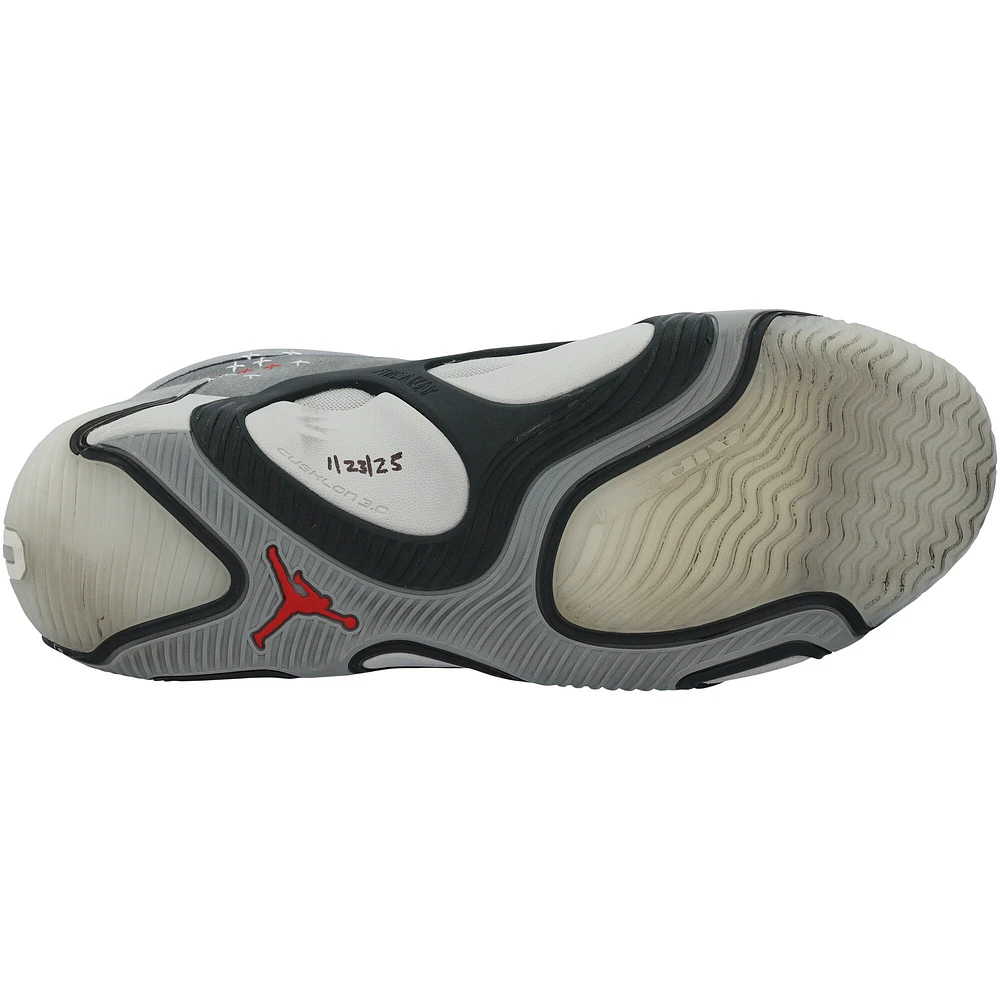 Jayson Tatum Boston Celtics Game-Used Gray Jordan Shoes vs. Los Angeles Lakers on January 23, 2025