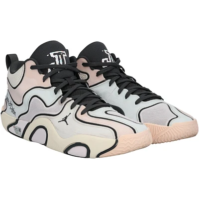 Jayson Tatum Boston Celtics Game-Used Multi-Color Jordan Shoes vs. Houston Rockets on January 27, 2024