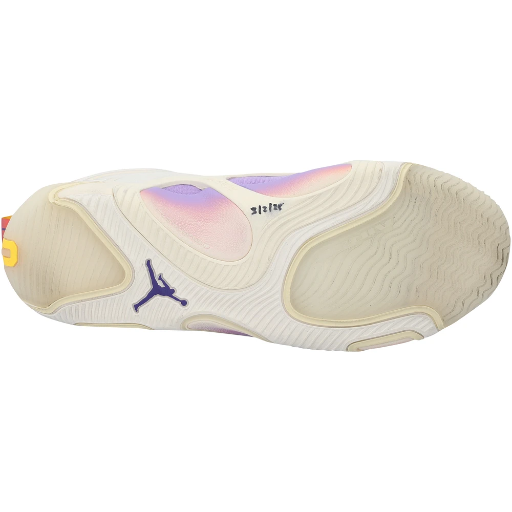 Jayson Tatum Boston Celtics Game-Used Tan Jordan Brand Shoes vs. Denver Nuggets on March 2, 2025