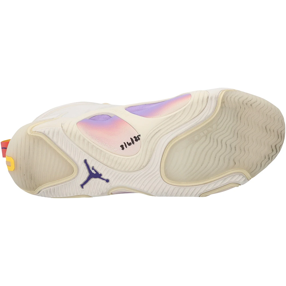 Jayson Tatum Boston Celtics Game-Used Tan Jordan Brand Shoes vs. Philadelphia 76ers on February 20, 2025