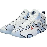 Jayson Tatum Boston Celtics Game-Used White Jordan Brand Shoes vs. Chicago Bulls on January 29, 2025