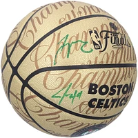 Jayson Tatum, Jrue Holiday, Al Horford & Derrick White Boston Celtics Autographed 2024 NBA Champions Wilson Collector's Edition Basketball - Limited Edition of 50