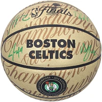 Jayson Tatum, Jrue Holiday, Al Horford & Derrick White Boston Celtics Autographed 2024 NBA Champions Wilson Collector's Edition Basketball - Limited Edition of 50