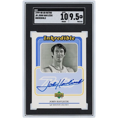 Carte autographiée Upper Deck Retro Inkredible #JH SGC 1999-00 des Boston Celtics, 9,5/10, authentifiée