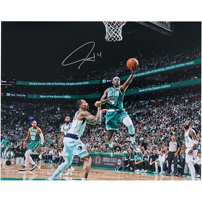 Jrue Holiday Boston Celtics Autographed 16" x 20" 2024 NBA Finals Champions Action Photograph 