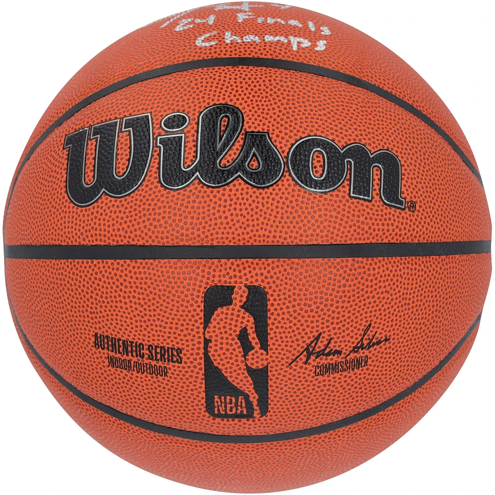 Jrue Holiday Boston Celtics Autographed 2024 NBA Finals Champions Wilson Authentic Series Indoor/Outdoor Basketball with "24 Finals Champs" Inscription