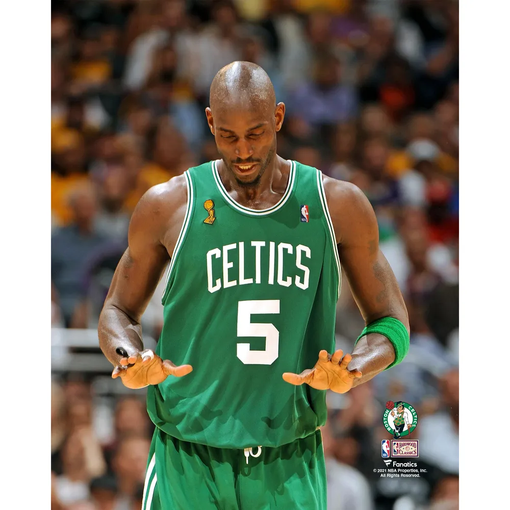 Kevin Garnett Boston Celtics Unsigned Hardwood Classics 2008 NBA Finals  Champions Photograph