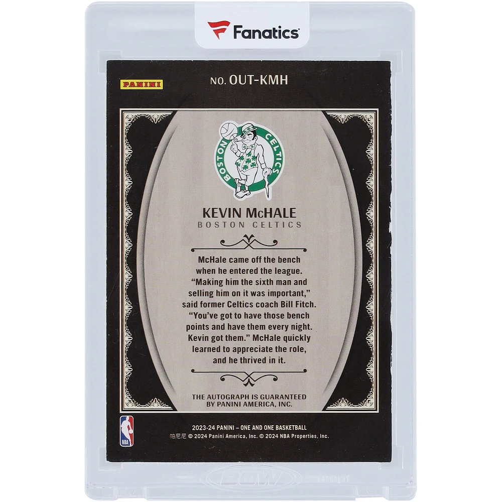 Kevin McHale Boston Celtics Autographed 2023-24 Panini One & One Gold Once Upon A Time #OUT-KMH #10/10 Card