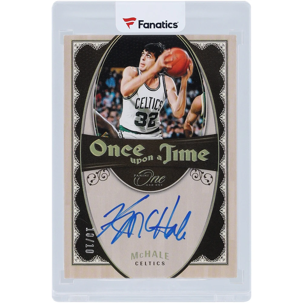 Kevin McHale Boston Celtics Autographed 2023-24 Panini One & One Gold Once Upon A Time #OUT-KMH #10/10 Card