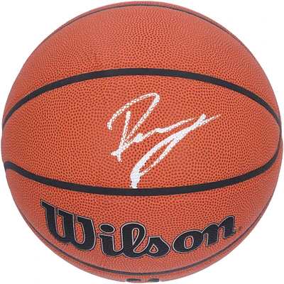 Ballon de basket-ball d'intérieur/extérieur Wilson Authentic Series autographié par Kristaps Porzingis des Boston Celtics