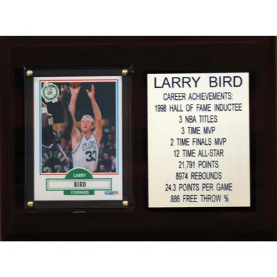 Larry Bird Boston Celtics 6'' x 8'' Plaque
