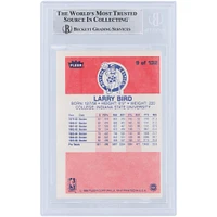 Larry Bird Boston Celtics Autographié 1981-82, 1980-81,1986-87 Topps Fleer Set #4,94,9 #1/33 Beckett Fanatics Witnessed Ensemble de 3 cartes authentifiées avec plusieurs inscriptions