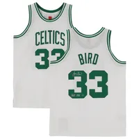 Larry Bird Boston Celtics Signed Autographed Authentic Mitchell