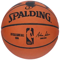 Ballon de basket-ball d'intérieur/extérieur Spalding autographié par Larry Bird Boston Celtics avec empreinte de main en acrylique noir