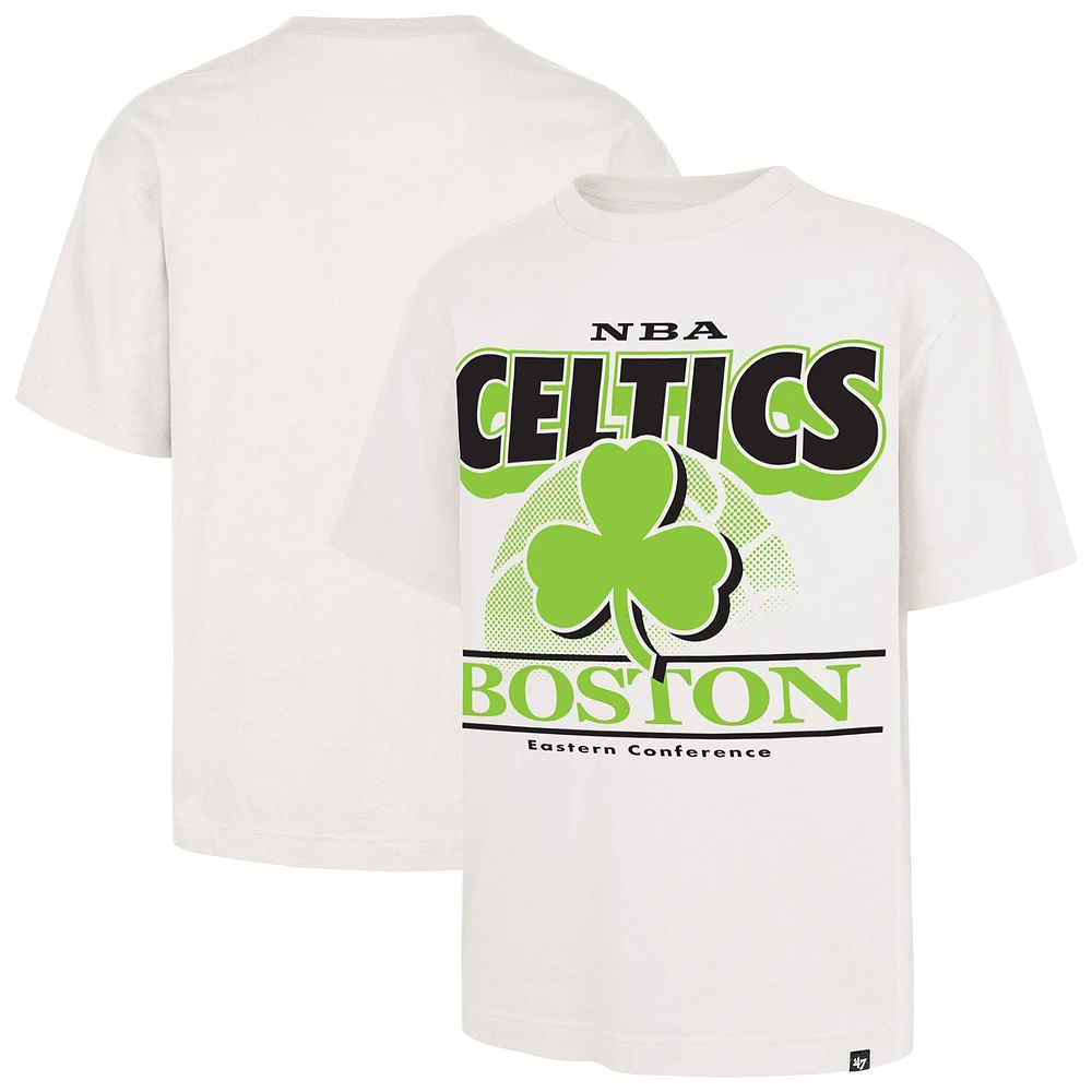 T-shirt blanc pour homme Boston Celtics City Edition Shifty Foundation '47