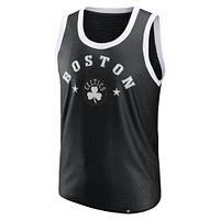 Men's Fanatics  Black Boston Celtics Mesh Tank Top