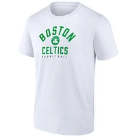 Men's Fanatics  White Boston Celtics T-Shirt